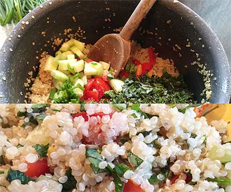 Recette de taboulé quinoa